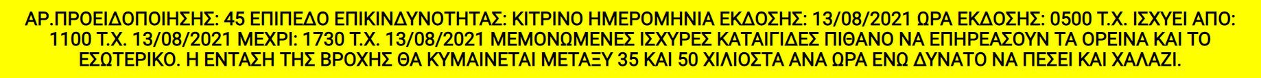 κιτρινηπροειδοποιηση