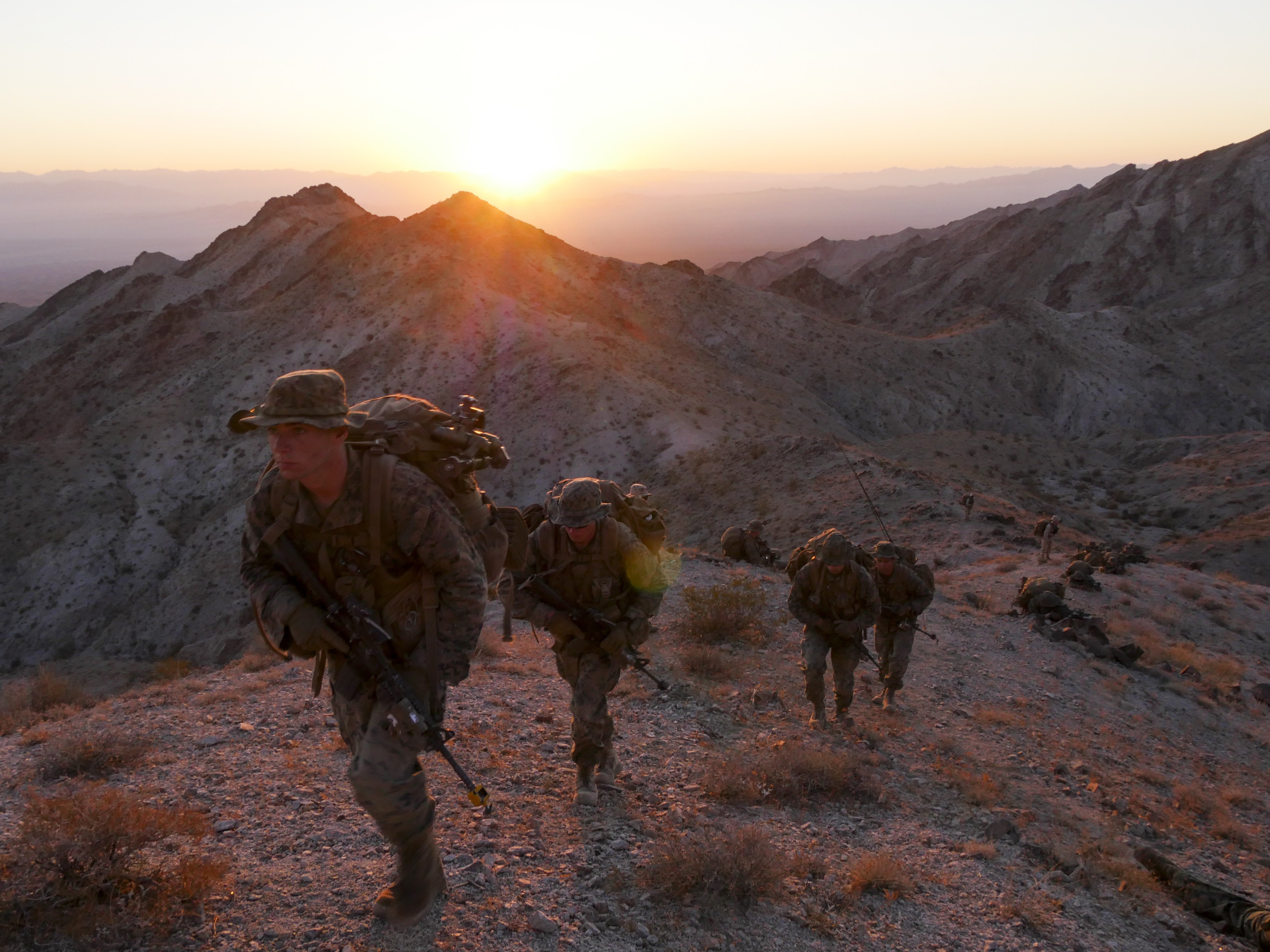 FIRST FEMALE IN US MARINES