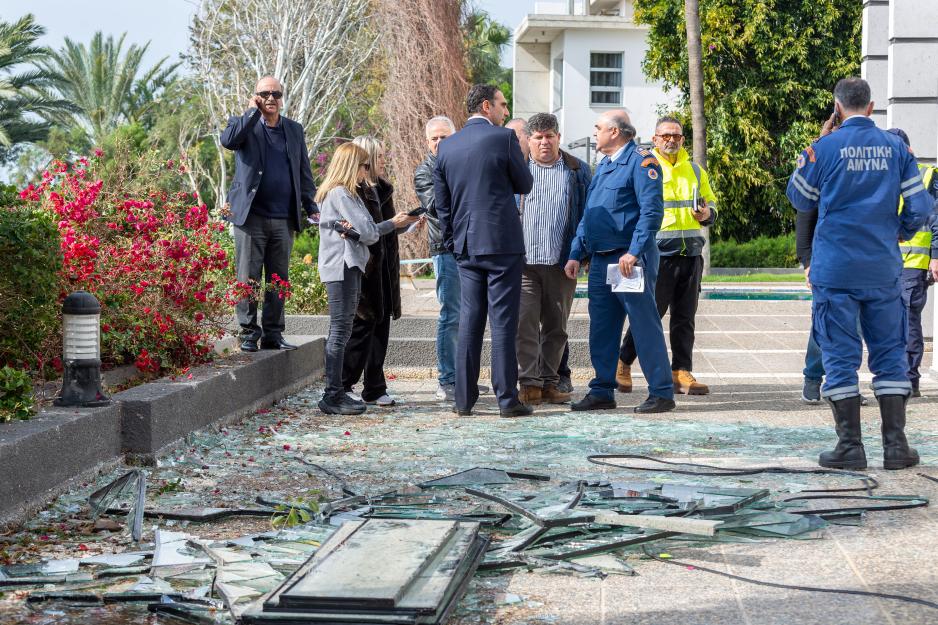 Αυτοψία του Υπουργού Εσωτερικών Κωνσταντίνου Ιωάννου στην Γερμασόγεια